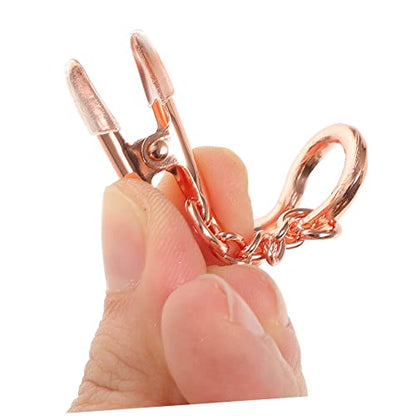 VICASKY 10pcs Hangers Rose Gold Iron Wire Tank Tops Organizer Non Slip Underwear Display Rack Multipurpose Closet Storage for Women