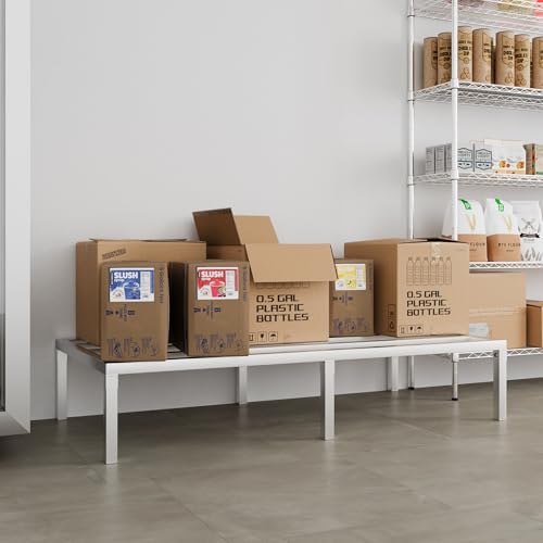 60" Long x 30" Wide | Height: 12" Off The Floor Aluminum Dunnage Rack | Storage in Restaurant, Kitchens and Garages and More! - size: 60" Long x 30" Wide | Height: 12" Off The Floor