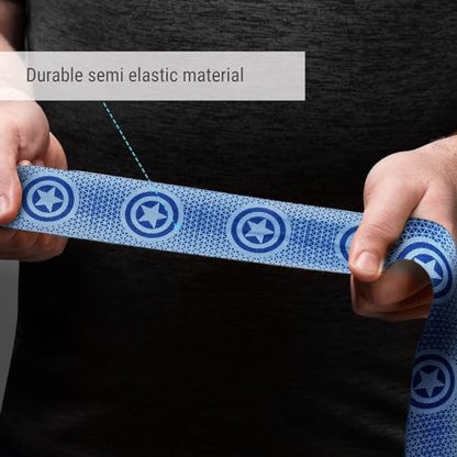 Hayabusa Marvel Hero Elite Mexican Style Boxing Hand Wraps for Men & Women - color: Captain America