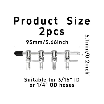Aquarium Air Pump Splitter Control Valve - size: 4-Way