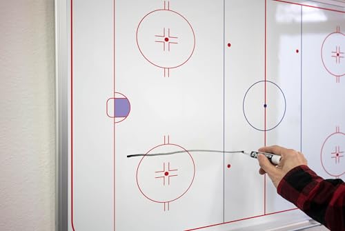 Hockey Playboard Whiteboard - 60" x 40" - size: 60" x 40"