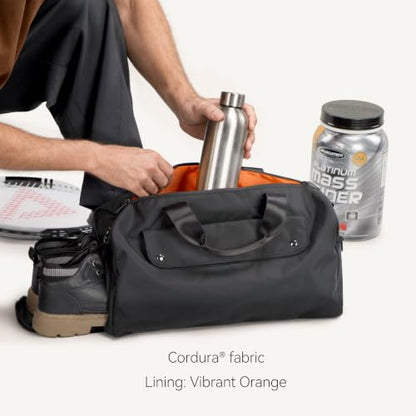 reeyee 16L Small Gym Duffel Bag with Shoe Compartment, CORDURA Fabric