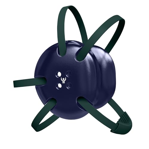 Great Call Athletics Wrestling Classic Headgear Earguard Adult Grappling Head Gear | Adjustable Ear Guards Dark Green Straps - style: Navy w/ Dark Green Straps