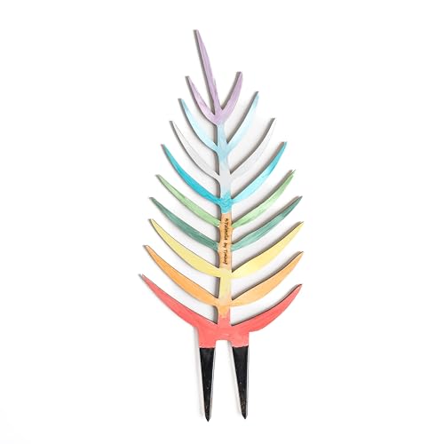 Bare™ Bundle – Monstrella + Palmella - Set of 2 Wooden Plant Trellises for Indoor Climbing Houseplants – 12” Tall Customizable Leaf-Shaped Plant Supports