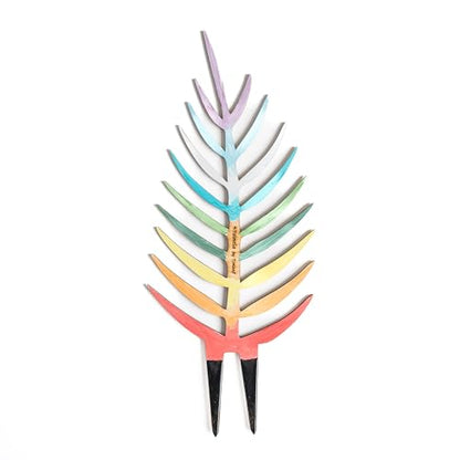 Bare™ Bundle – Monstrella + Palmella - Set of 2 Wooden Plant Trellises for Indoor Climbing Houseplants – 12” Tall Customizable Leaf-Shaped Plant Supports