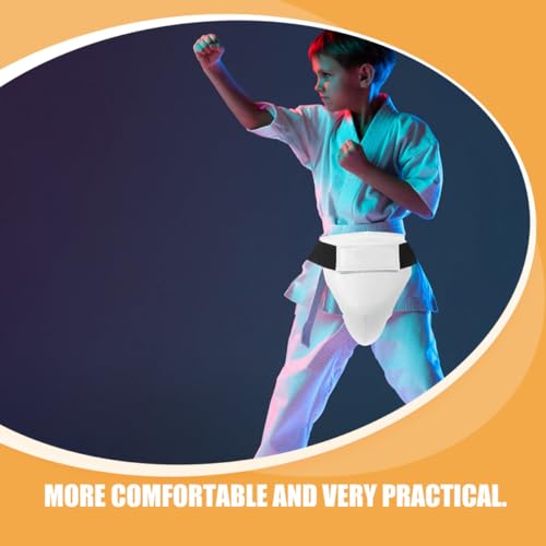 Kichvoe Boxing Groin Guard Protective Cup 2pcs Adjustable Hook Loop Closure Male Taekwondo Sparring Gear Martial Combat Shock Protection for Training and Competition