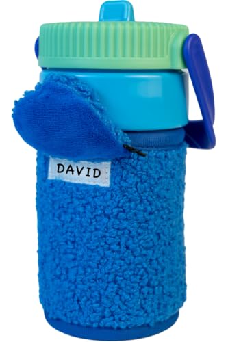 COOL GEAR 16oz GO GRIP Plushie Sleeve, with Straw, BPA-Free - SHARK - color: SHARK