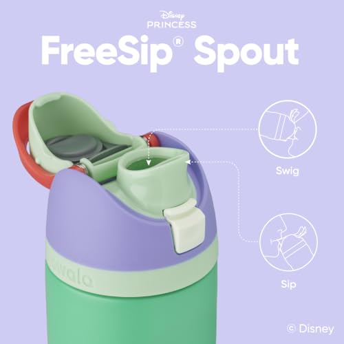 Owala Princess FreeSip Stainless Steel Water Bottle 24 oz Ariel - color: Ariel, size: 24 Ounces