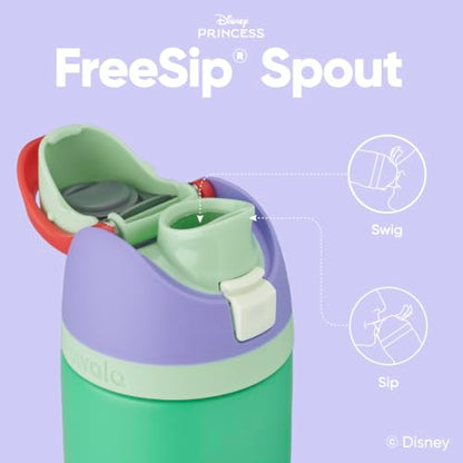 Owala Princess FreeSip Stainless Steel Water Bottle 24 oz Ariel - color: Ariel, size: 24 Ounces