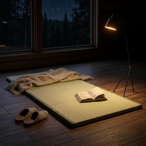 MustMat Tatami Mat Foldable Japanese Floor Mattress 35.4"x78.7"x1.2" - size: 1 piece