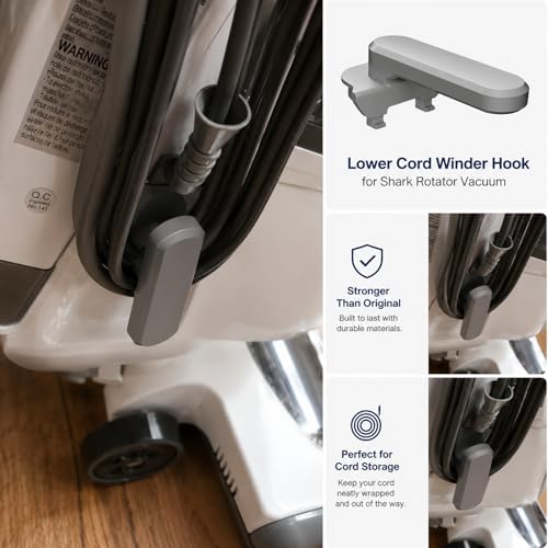 Lower Cord Winder Hook Replacement for Shark Rotator Vacuum, Cord Wrap Holder Repair Part, Vacuum Cord Storage Hook