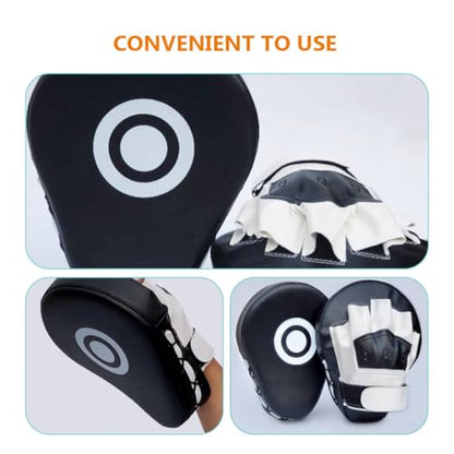 Curved Boxing Hand Pad Training Shield with PU Leather and Epe