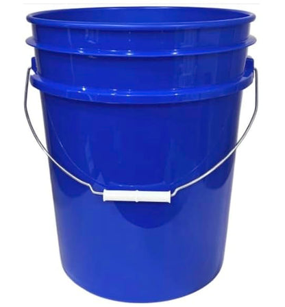 5 Gallon Food Grade Reflex Blue Bucket with Screw on Lid- Pack of 3- Made in USA