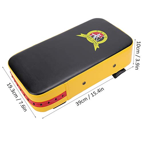 SUNGOOYUE Muay Thai Kick Pad, PU Thicken Kick Foot Training Target for Martial Arts MMA