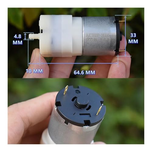 Vacuum Pump DC 12V Large Flow 528 Carbon Brush Small Pump Aquarium Fish Tank Air Pump