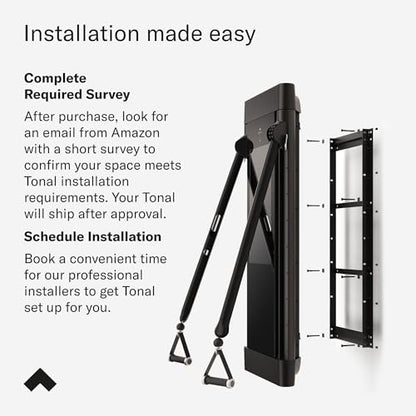 Tonal 2 | Strength Training System Including Accessory Bundle and Delivery and Install