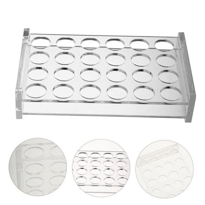 STOBAZA 4pcs -Slot Acrylic Test Tube Holder Stand Preroll Tubes for Laboratory