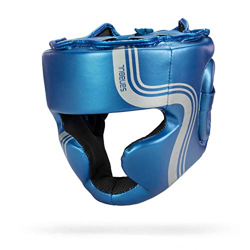 CORE Series Sparring Head Gear - color: Blue/Silver