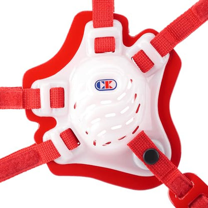 Cliff Keen Tornado Wrestling Headgear - color: Translucent / Scarlet / Scarlet, size: One Size