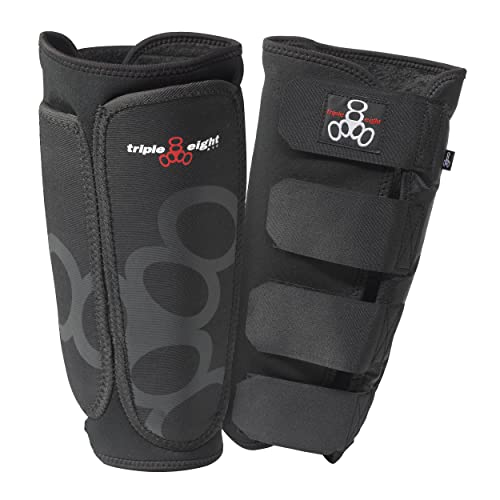 Triple Eight Exoskin Shin and Whip Guard Pads – Protective Shin Guards for BMX and Mountain Biking - size: Medium