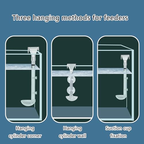 Feeder Acrylic Shrimp Feeders Tube Dish Set Highly Transparents Acrylic Aquariums Feeders for Home Aquariums - size: 245-410mm