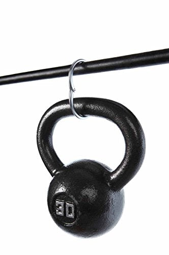 Clipa Bag Hangers The Ring that Opens into a Hook, Closes Automatically - color: Matte Hematite