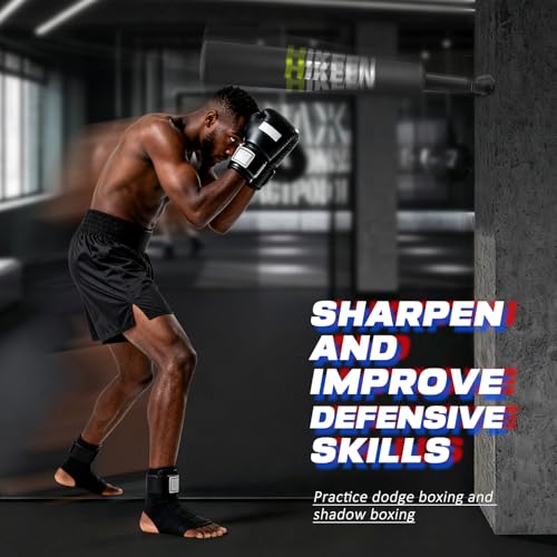 Hikeen Wall Bracket Boxing Precision Slip Stick,High Impact Boxing Slip Stick for Reflex Training,Shadow Box and Practice Slipping Punches Fits Home Gym