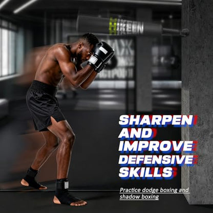 Hikeen Wall Bracket Boxing Precision Slip Stick,High Impact Boxing Slip Stick for Reflex Training,Shadow Box and Practice Slipping Punches Fits Home Gym