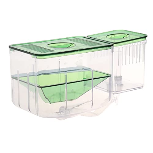 Fish Bowl Vase Aquarium Fish Tank Automatic Circulation Breeding Rearing Box Hatching Tool Aquarium for Home Decoration Small Fish Tank Starter Kit