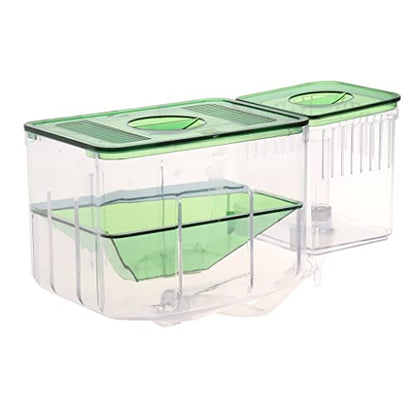Fish Bowl Vase Aquarium Fish Tank Automatic Circulation Breeding Rearing Box Hatching Tool Aquarium for Home Decoration Small Fish Tank Starter Kit