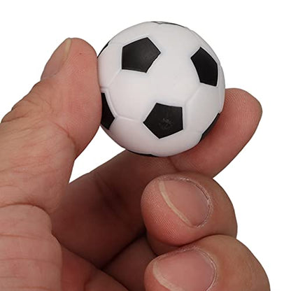 GLOGLOW 10Pcs Mini Soccers Aquarium Decoration, Lifelike Soccer Balls for Fish Tank Sports Themed Decoration (S) - size: Small