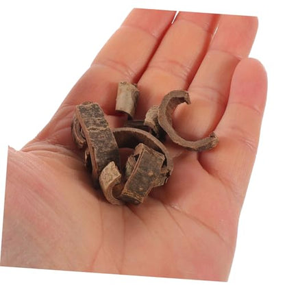 Natural Pecan Wood Bark Sheets 100g for DIY Terrarium Background, Reptile Habitat Decor, Fish Tank and Snake Enclosure Backdrop