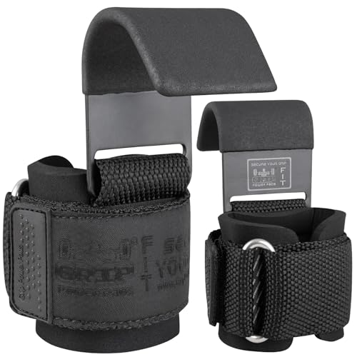 Weight Lifting Rod Hooks Heavy Duty Wrist Wraps Power Weight Lifting Training Gym Grips Straps Set of 2 - color: JJBlack, size: WOMEN-Wrist Size Small/Medium