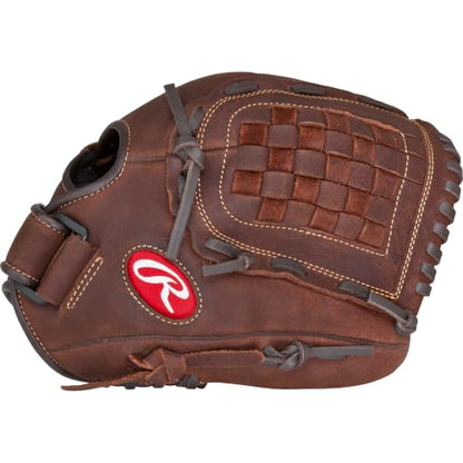 Rawlings | Player Preferred Baseball Glove | Baseball & Slowpitch Softball - color: Basket Web | Brown, size: 12" | Infield