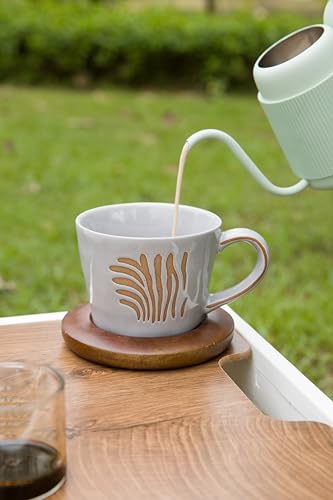 DIHOclub Zebra Coffee Cup Ceramic 3D Wild Animal Inside Mug,Cute Cartoon Handmade Figurine Mugs,Holiday and Birthday Gift for Coffee Milk Tea Lovers,12 OZ(White Zebra) - color: White Zebra