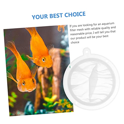 GANAZONO 2pcs Strainer for Aquarium Cleaning Food Grade Mesh Fish Tank Household Use Mesh Safe for Fresh Aquariums Practical Design for Easy Holding