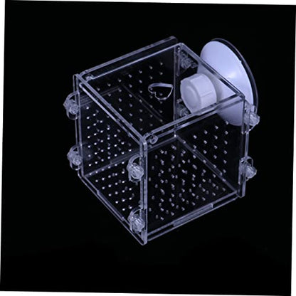 LIOOBO Guppy Breeder Box Fish Isolation Aquarium Incubator Acrylic Fish Tank Accessory