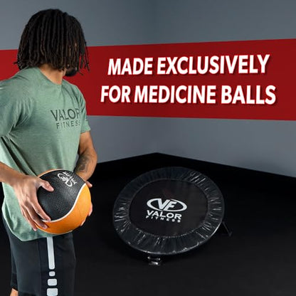 Valor Fitness Adjustable Medicine Ball Rebounder Trainer