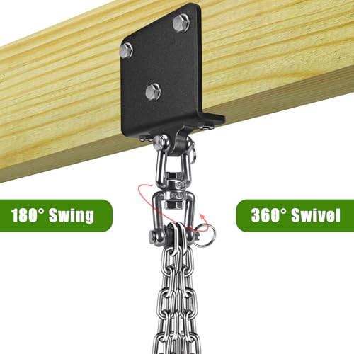 Kipika Heavy Bag Hanger Wall Mount Punching, Heavy Duty Boxing Bag Bracket for Home Gym Indoor Training, Adjustable & Rotatable Punching Bag Bracket for Boxing, Muay Thai - color: ‎H: 360° Swivel beam hanger