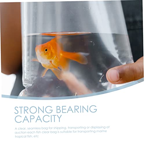 OUNONA 20Pcs Transparent Live Fish Transport Bags Aquarium Fry Packaging Pouches for Safe Tropical and Fish Shipping and Storage