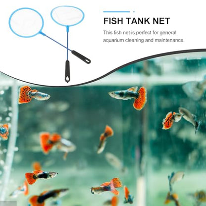 30pcs Fine Mesh Fish Landing Nets Aquarium Fish Tank Filter Nets for Shrimp Skimming Aquarium Accessories Aquatic Pets