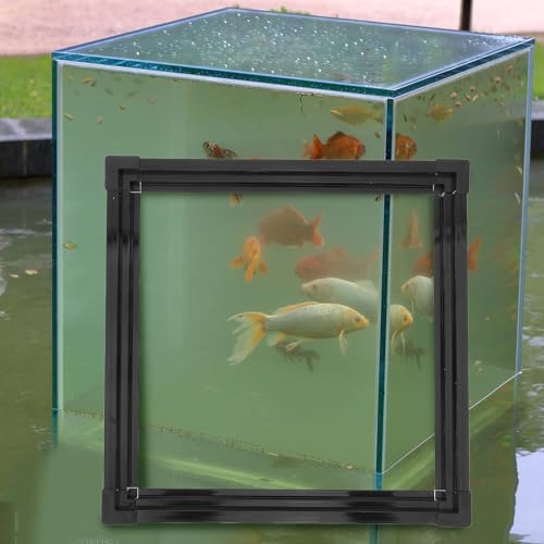 VANZACK 1set Edge Protector for Fish Tank Aquarium Easy to Install Double Design Prevents Fish from Escaping Safe Material
