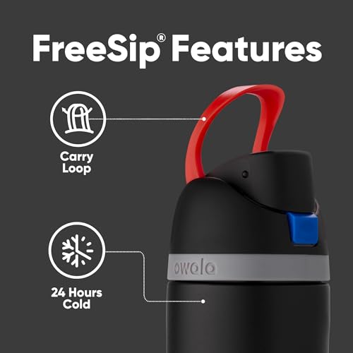 Owala Star Wars FreeSip Stainless Steel Water Bottle 24 oz Darth Vader - color: Darth Vader, size: 24 Ounces