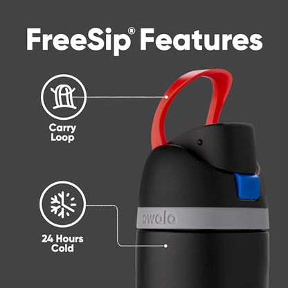 Owala Star Wars FreeSip Stainless Steel Water Bottle 24 oz Darth Vader - color: Darth Vader, size: 24 Ounces