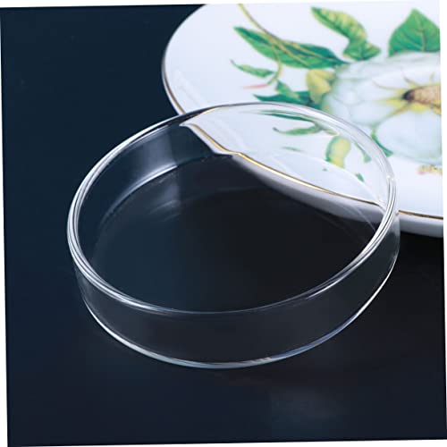 1pc Glass Shrimp Dish for Small Fish Feeder Bowl for Aquatic Pets and Reptiles Aquarium Aesthetics