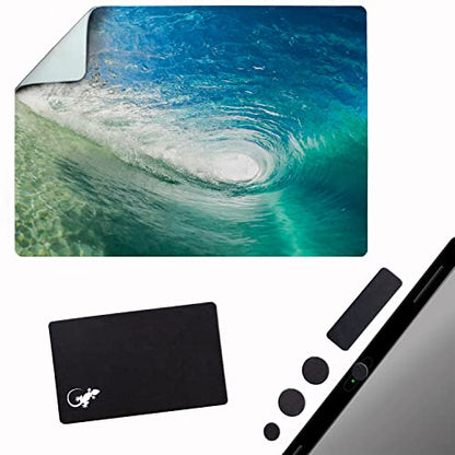 Adhesive Mouse Pad - Peel and Sticks to Any Surface - Travel Mouse Pad, Sticky for Any Surface - Excellent Tracking - Beach Barrel Wave - color: BEACH - BARREL WAVE