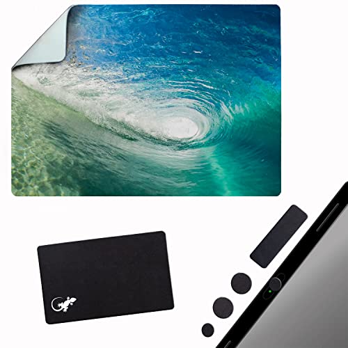 Adhesive Mouse Pad - Peel and Sticks to Any Surface - Travel Mouse Pad, Sticky for Any Surface - Excellent Tracking - Beach Barrel Wave - color: BEACH - BARREL WAVE