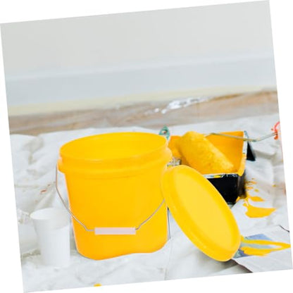 FOMIYES Plastic Storage Bucket with Handle and Lid Versatile Sealed Pail for Food Water and Household Items and Stackable Design for Efficient Storage and Everyday Use
