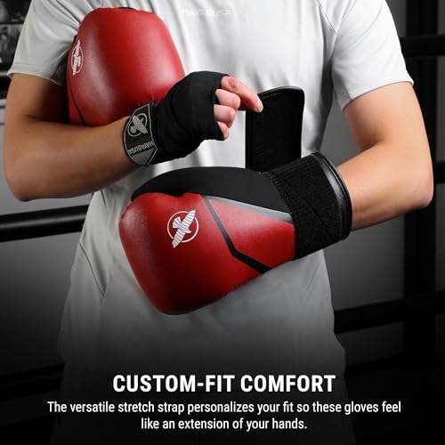 Hayabusa E1 Boxing Gloves for Men and Women - color: Red/Black, size: 10oz