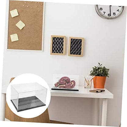 BESPORTBLE Figurine Model Rack Acrylic Storage Box Lids Boxing Gloves Display High-Definition Showcase Box